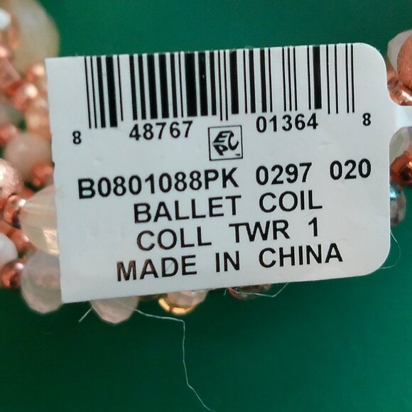 GORGEOUS Champagne Crystal Pearl Necklace & Bracelet (404) - Picture 8 of 13